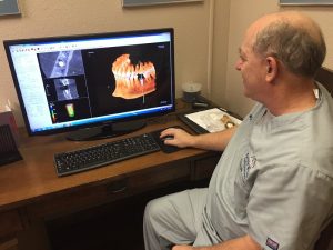 A Gendex 700 CAT Scan that Dr. Welch uses for “virtual surgery” on every implant case.